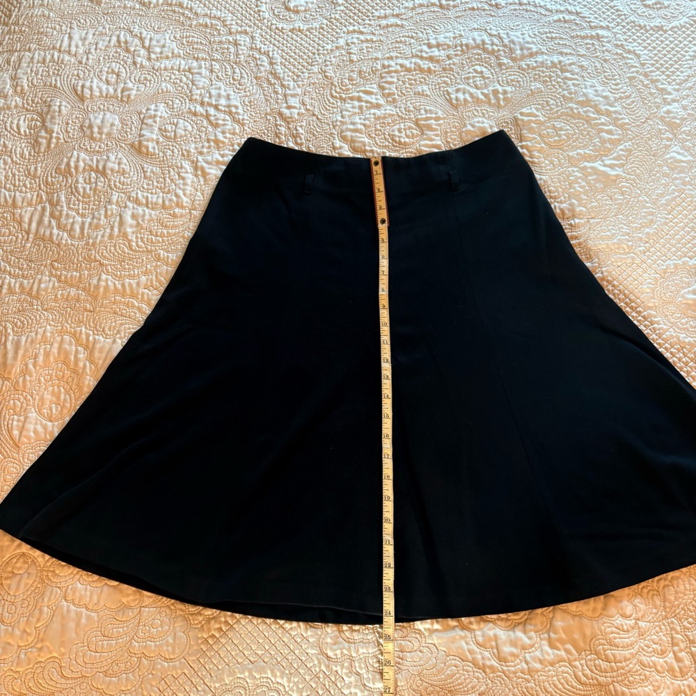 Grace Elements Black A-Line Flared Skirt